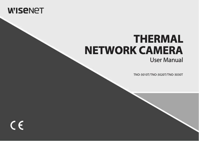 Page 1 de la notice Manuel utilisateur Wisenet TNO-3010T