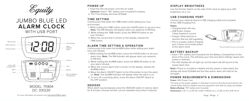 Page 1 de la notice Manuel utilisateur La Crosse Technology 75904