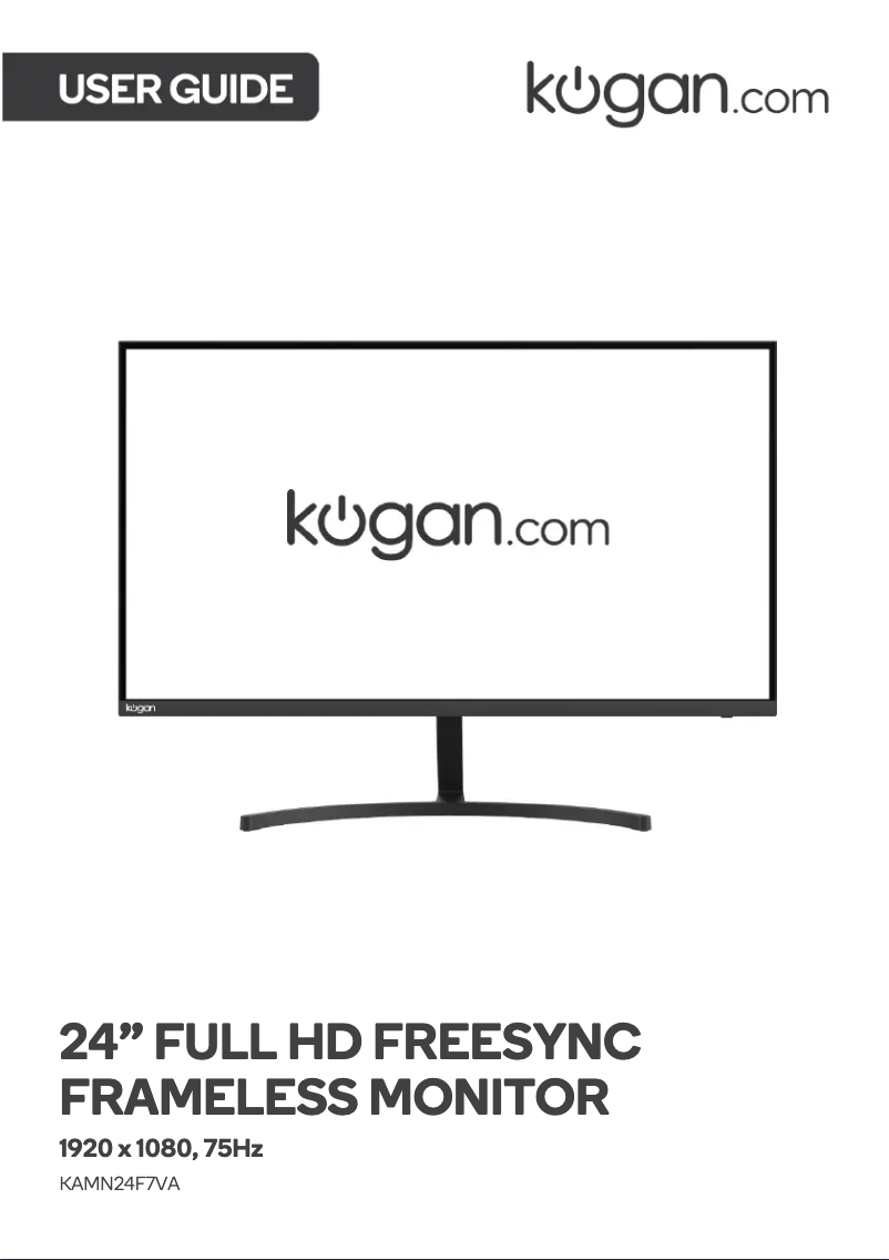 Page 1 de la notice Manuel utilisateur Kogan KAMN24F7VA