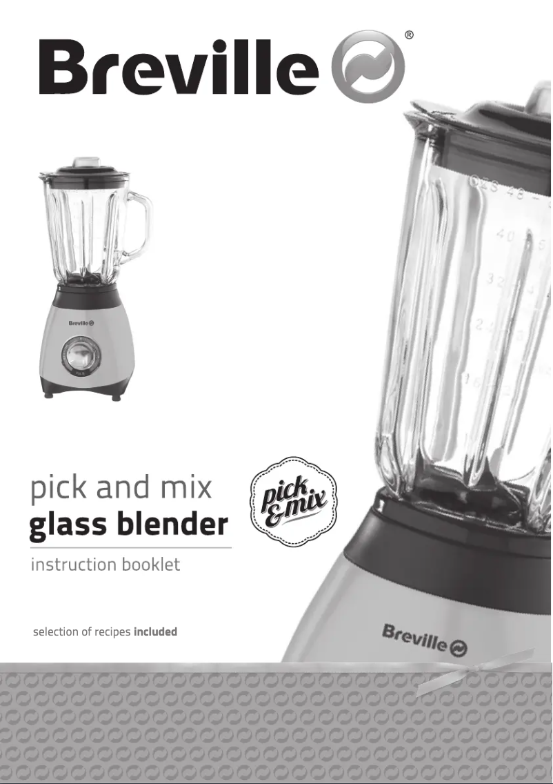 Page 1 de la notice Manuel utilisateur Breville Pick & Mix VBL066