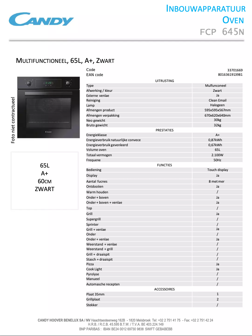 Image de la première page du manuel de l'appareil FCP645N/E