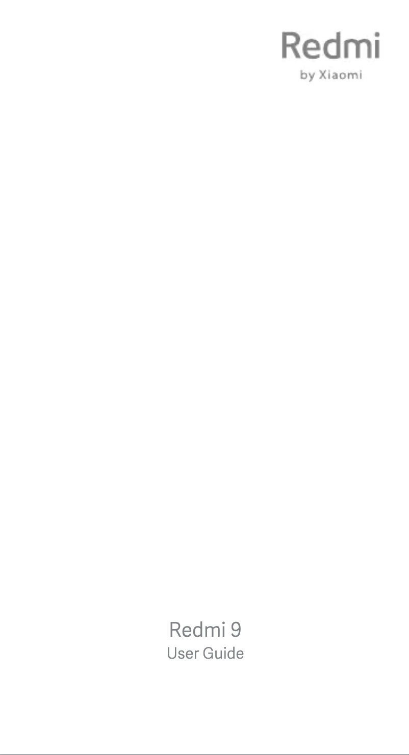 Page 1 de la notice Manuel utilisateur Xiaomi Remdmi 9