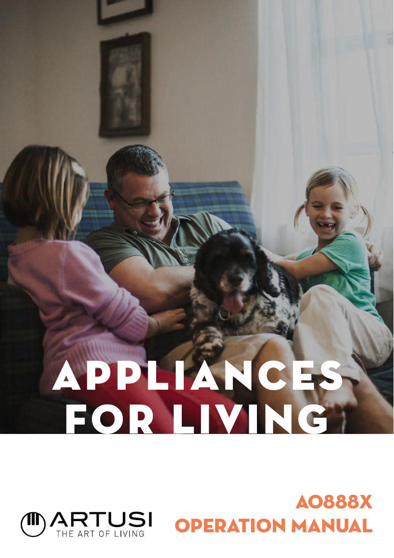 Page 1 de la notice Manuel utilisateur Artusi AO888X