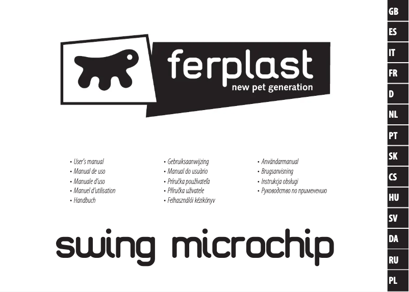 Image de la première page du manuel de l'appareil Swing Microchip Large