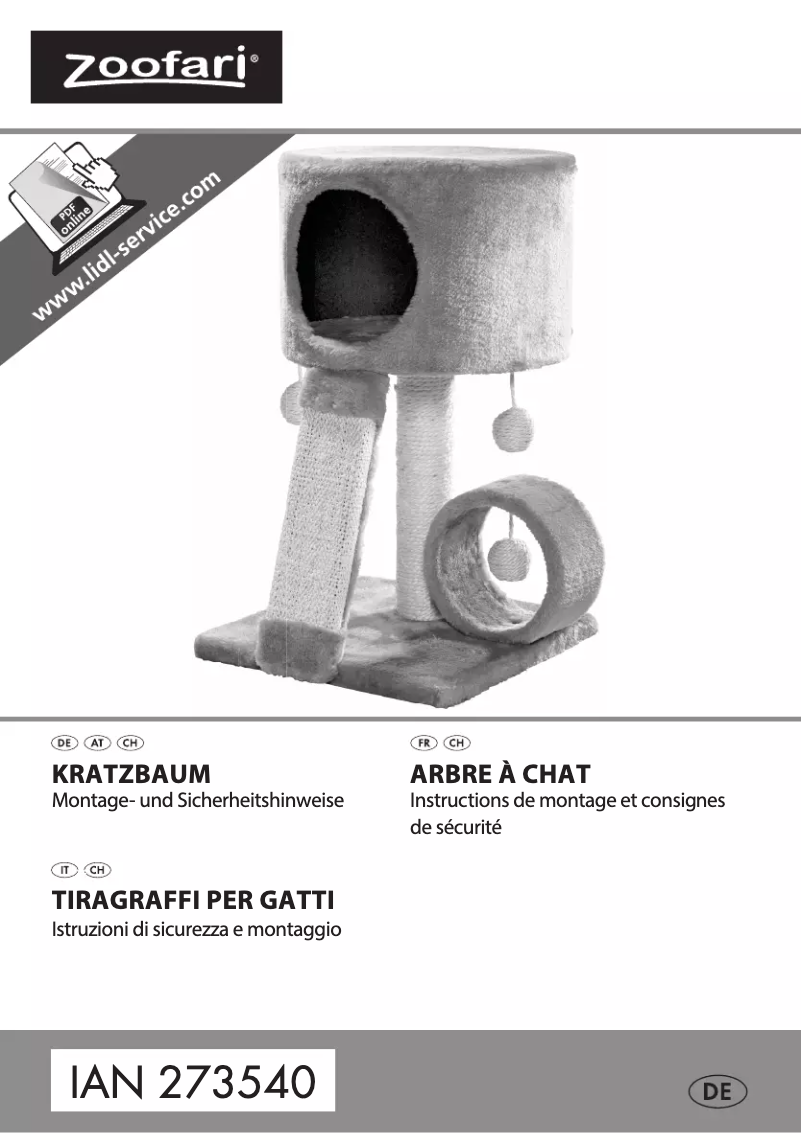 Página 1 del manual Manual de usuario Zoofari IAN 273540