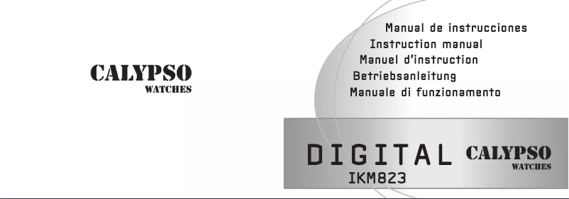 Page 1 de la notice Manuel utilisateur Calypso K5615