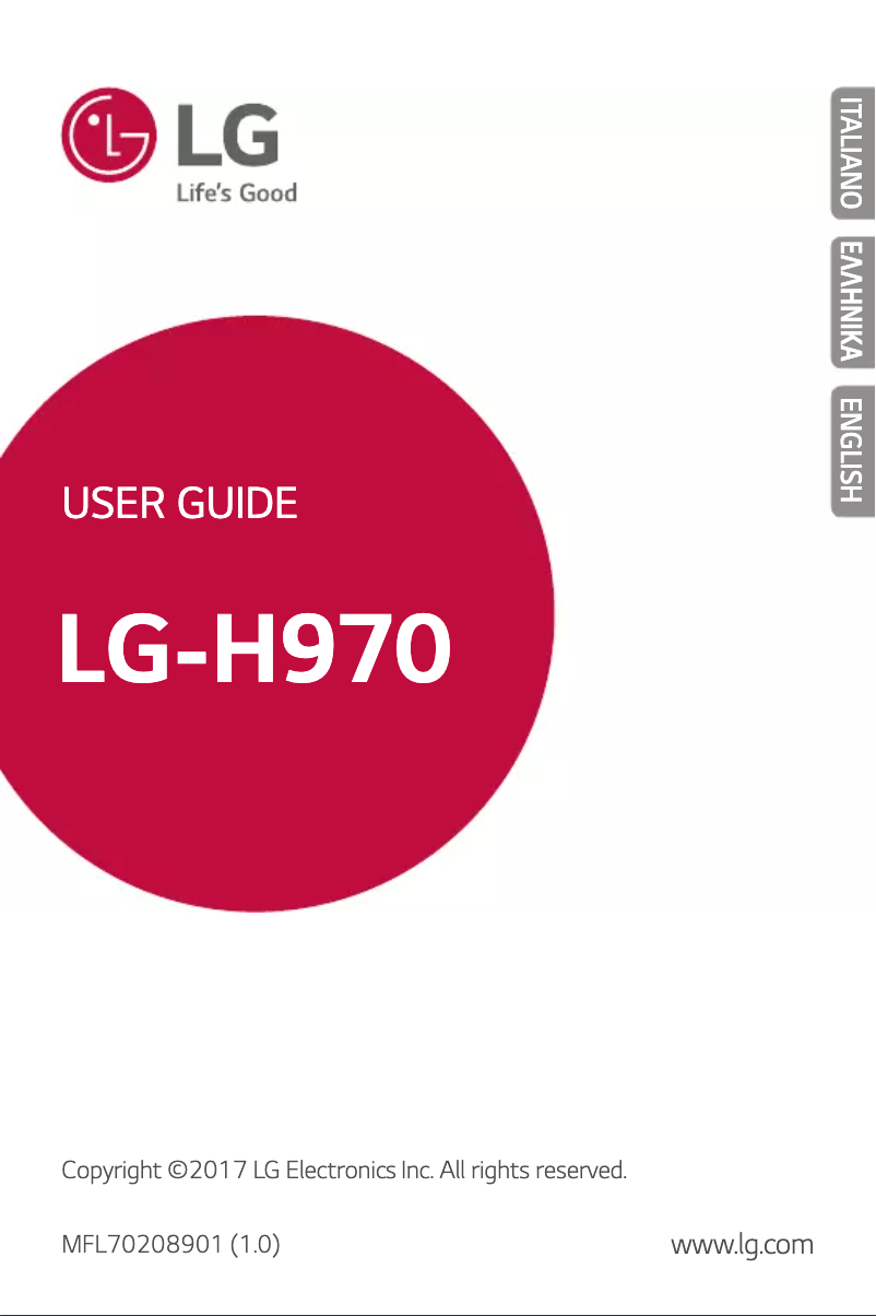 Page n°1 - Manuel utilisateur LG H970