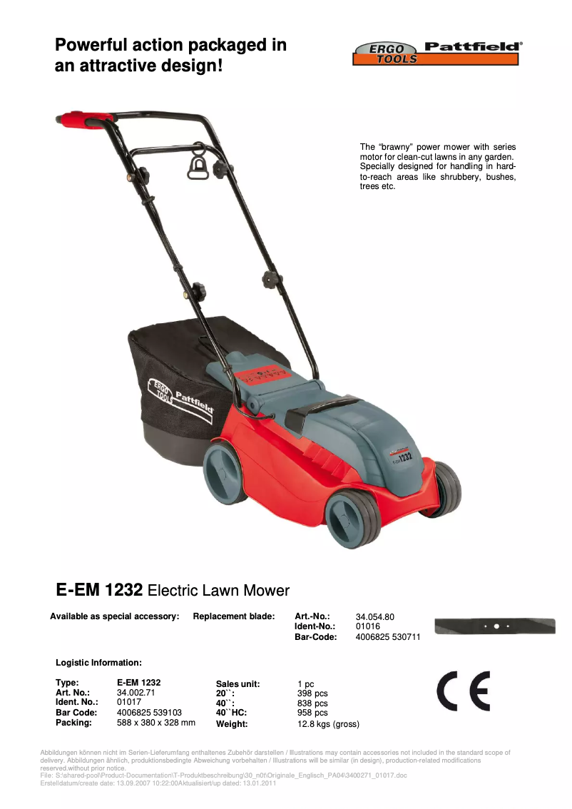 Image de la première page du manuel de l'appareil E-EM 1232