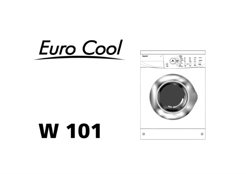 Page n°1 - Manuel utilisateur Euro Cool W 101