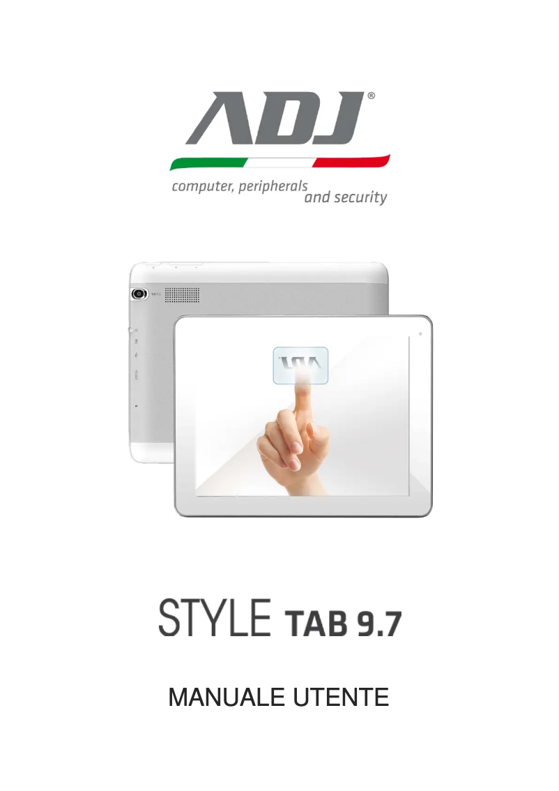 Page 1 de la notice Manuel utilisateur Adj 400-00004