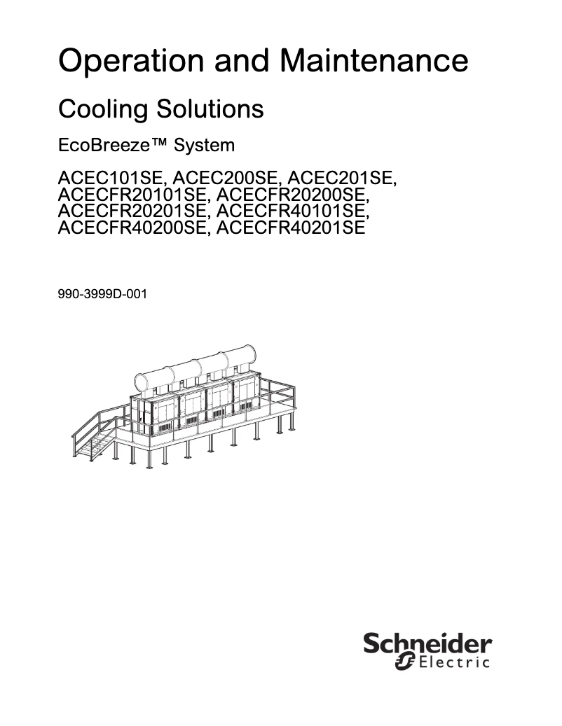 Page 1 de la notice Manuel utilisateur Schneider EcoBreeze ACECFR20200SE3