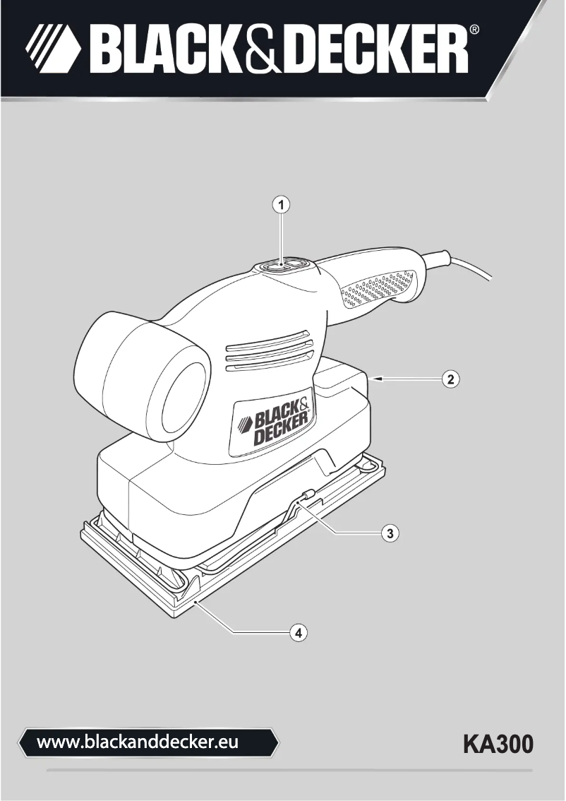 Page n°1 - Manuel utilisateur Black & Decker KA300