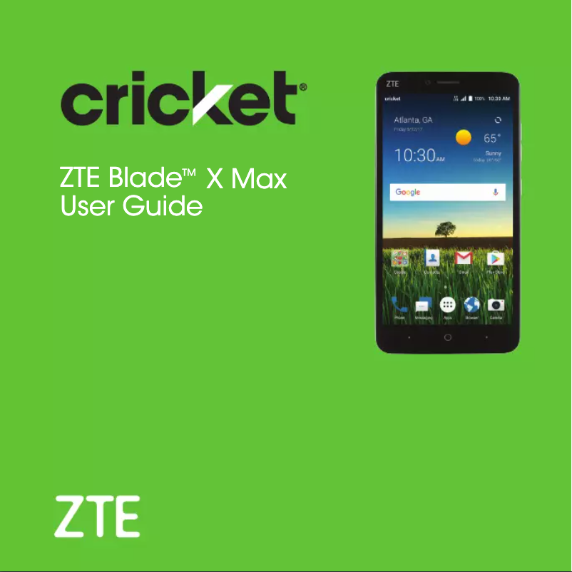 Page n°1 - Manuel utilisateur ZTE Blade X Max