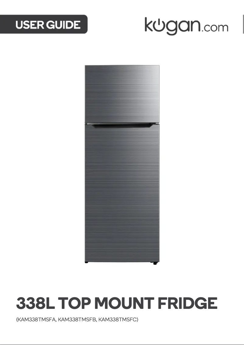 Image de la première page du manuel de l'appareil KAM338TMSFB