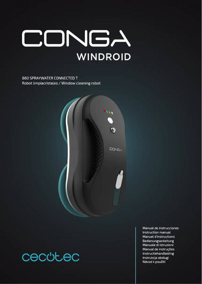 Página 1 del manual Manual de usuario Cecotec Windroid 880 SprayWater Connected T