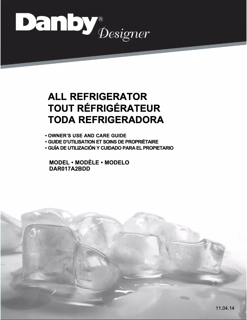 Image de la première page du manuel de l'appareil DAR017A2BDD