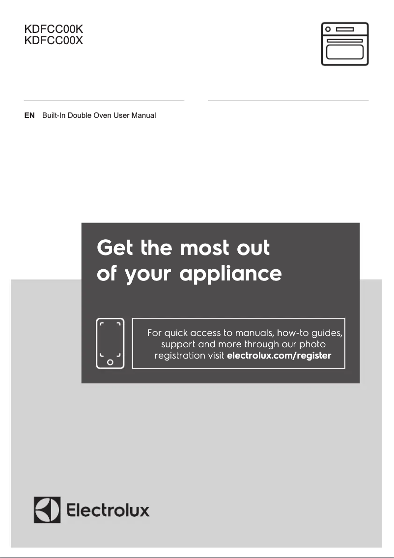 Image de la première page du manuel de l'appareil KDFCC00X