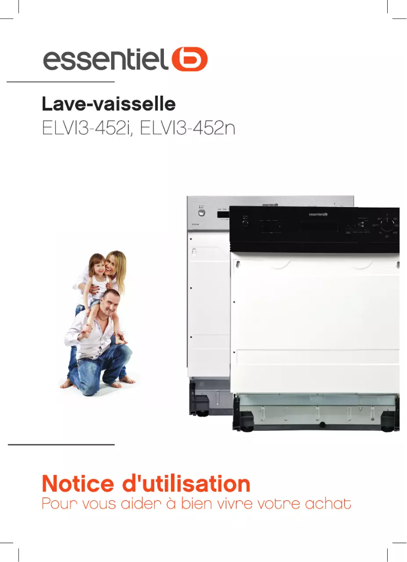 Page 1 de la notice Manuel utilisateur Essentiel B ELVI3 452n