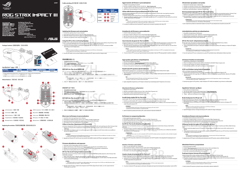 Page 1 de la notice Manuel utilisateur Asus ROG Strix Impact III
