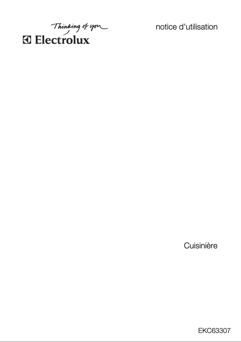 Página 1 del manual Manual de usuario Electrolux EKC63307X