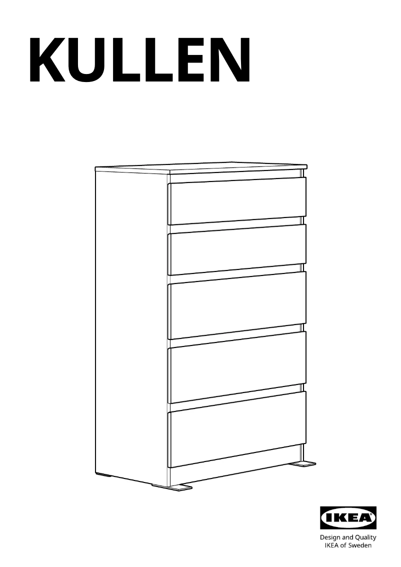 Página 1 del manual Manual de usuario Ikea KULLEN 305.838.93