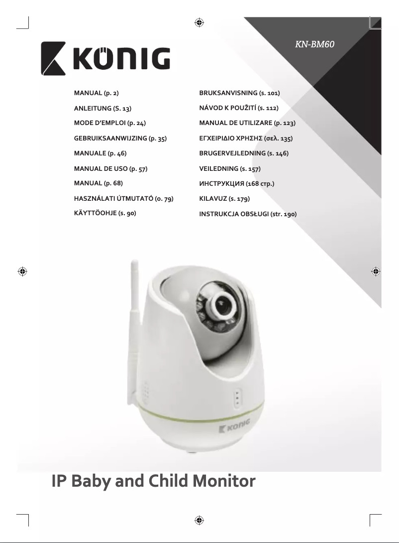 Page 1 de la notice Manuel utilisateur Konig KN-BM60