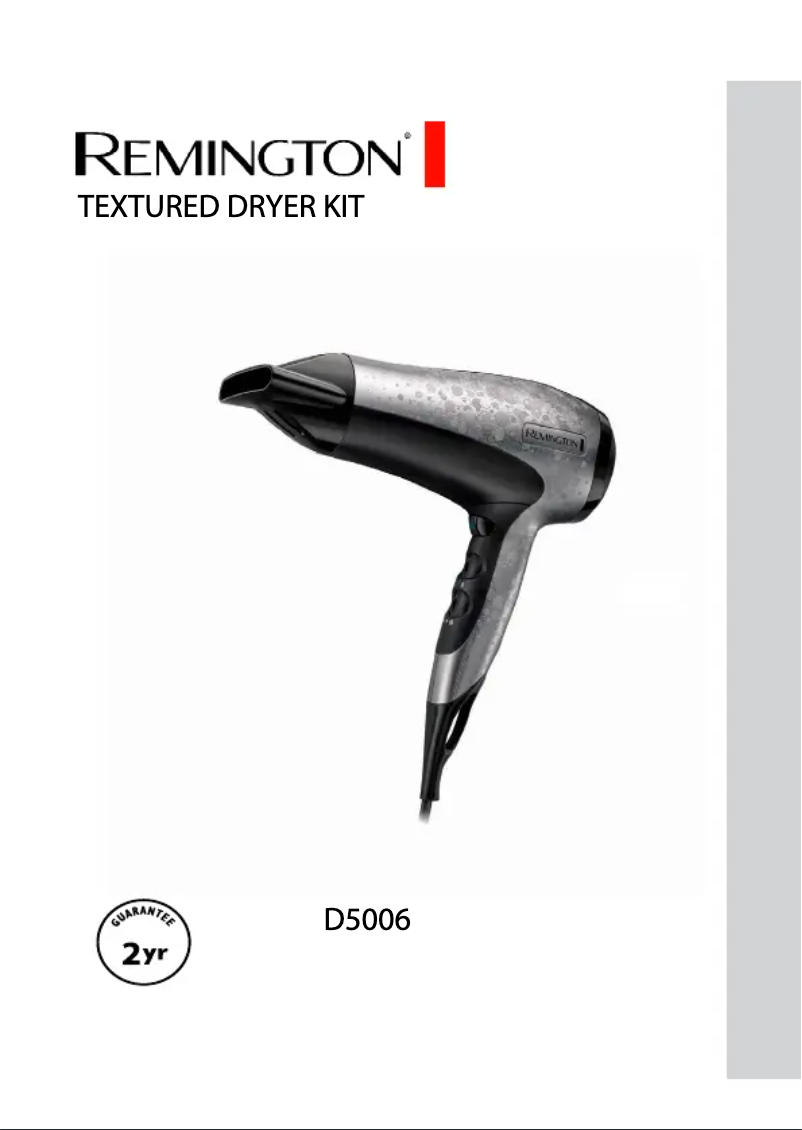 Image de la première page du manuel de l'appareil D5006