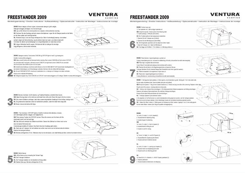 Page 1 de la notice Manuel utilisateur Ventura Freestander 2009