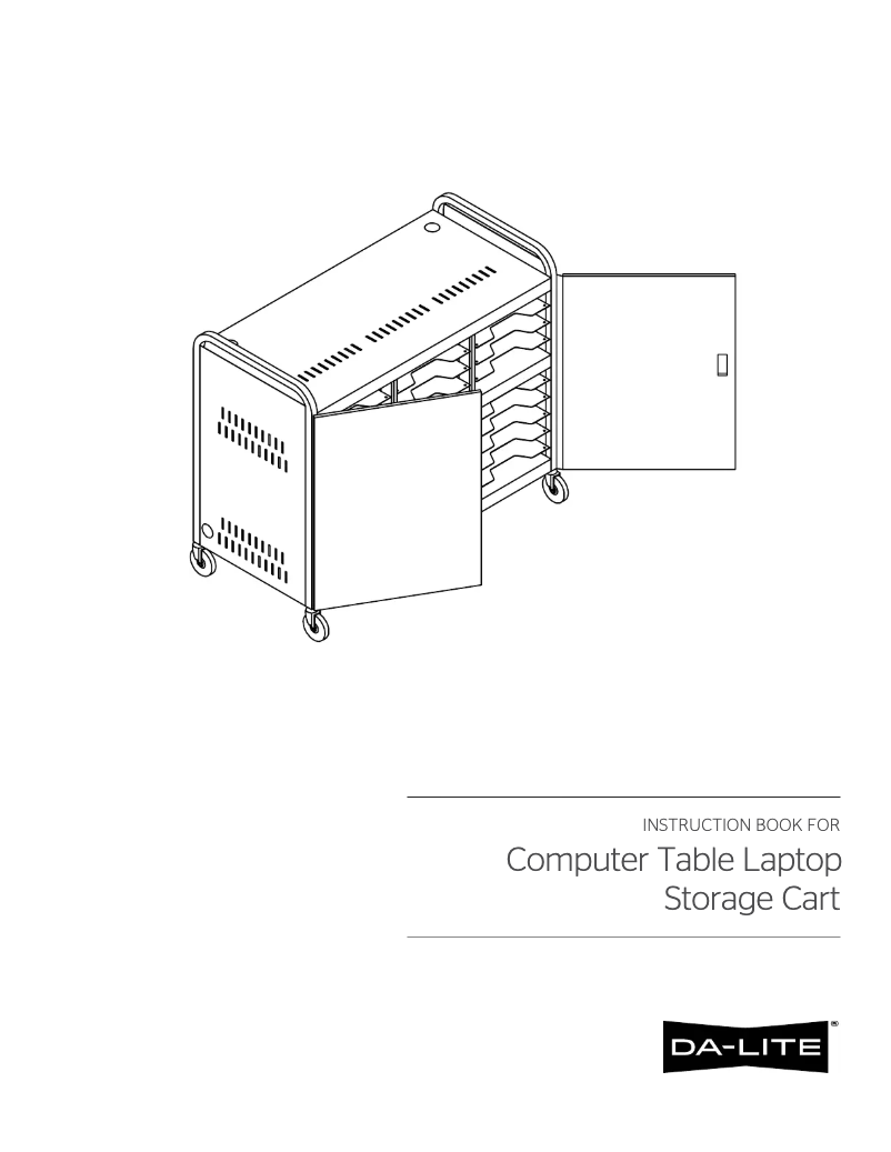 Page 1 de la notice Manuel utilisateur Da-Lite CT-LS20