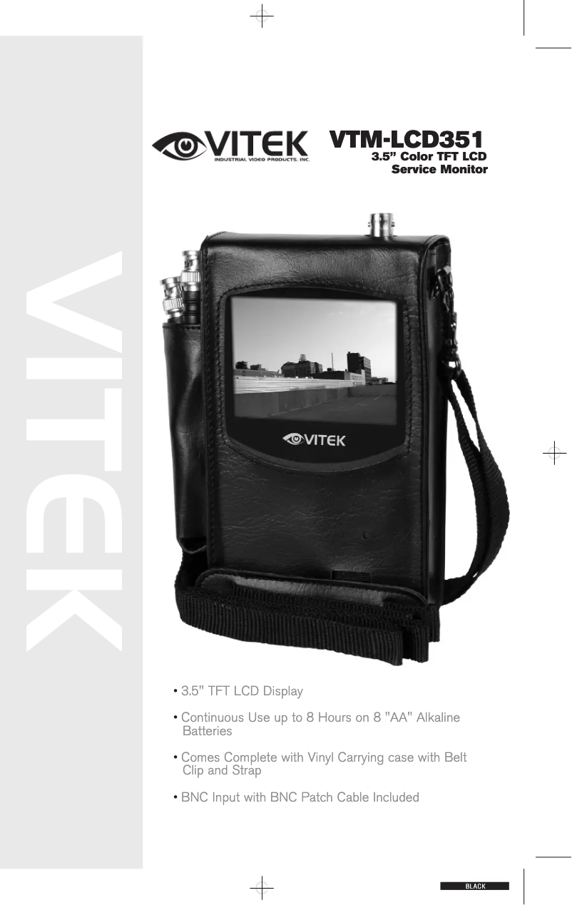 Page 1 de la notice Manuel utilisateur Vitek VTM-LCD351