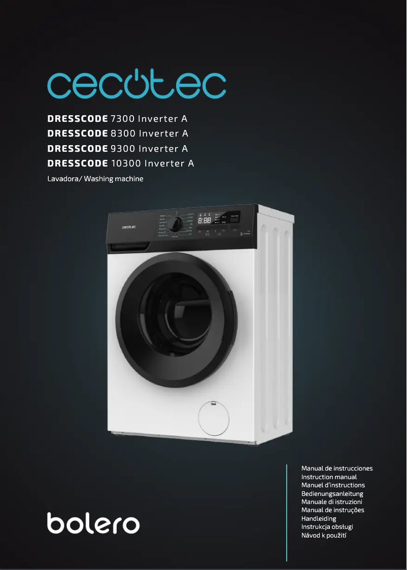 Página 1 del manual Manual de usuario Cecotec Bolero DressCode 7300 Inverter A