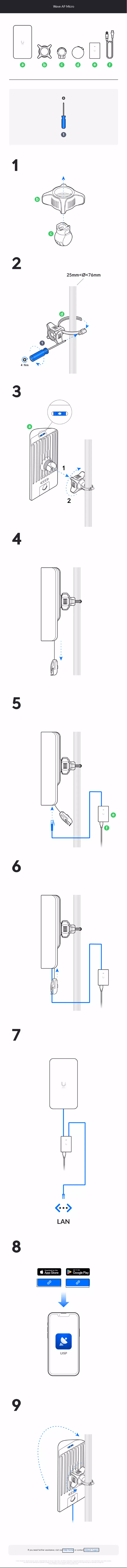 Page 1 de la notice Manuel utilisateur Ubiquiti Networks Wave AP Micro