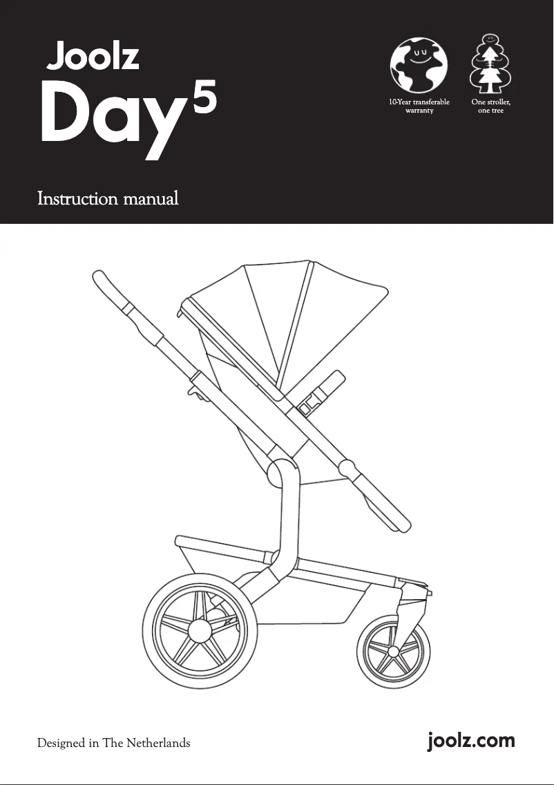 Page 1 de la notice Manuel utilisateur Joolz Day⁵