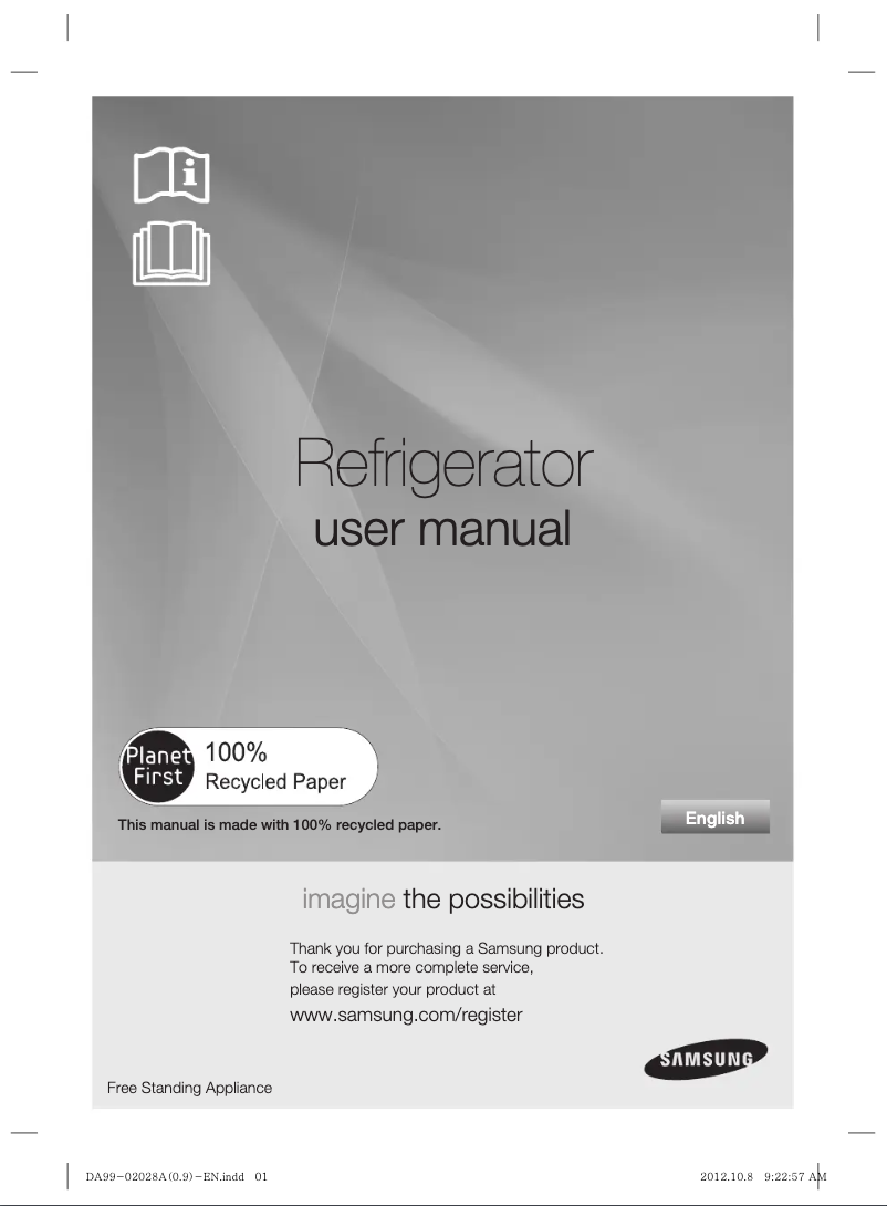 Image de la première page du manuel de l'appareil RS-21 HKLMR1