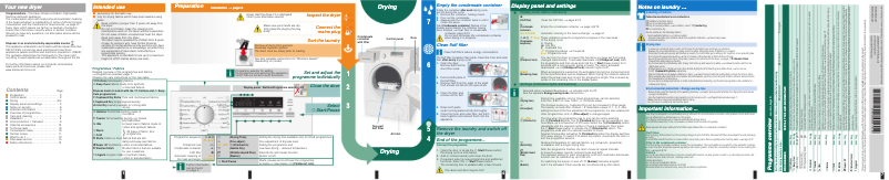 Page 1 de la notice Manuel utilisateur Siemens WT46W2S8DN