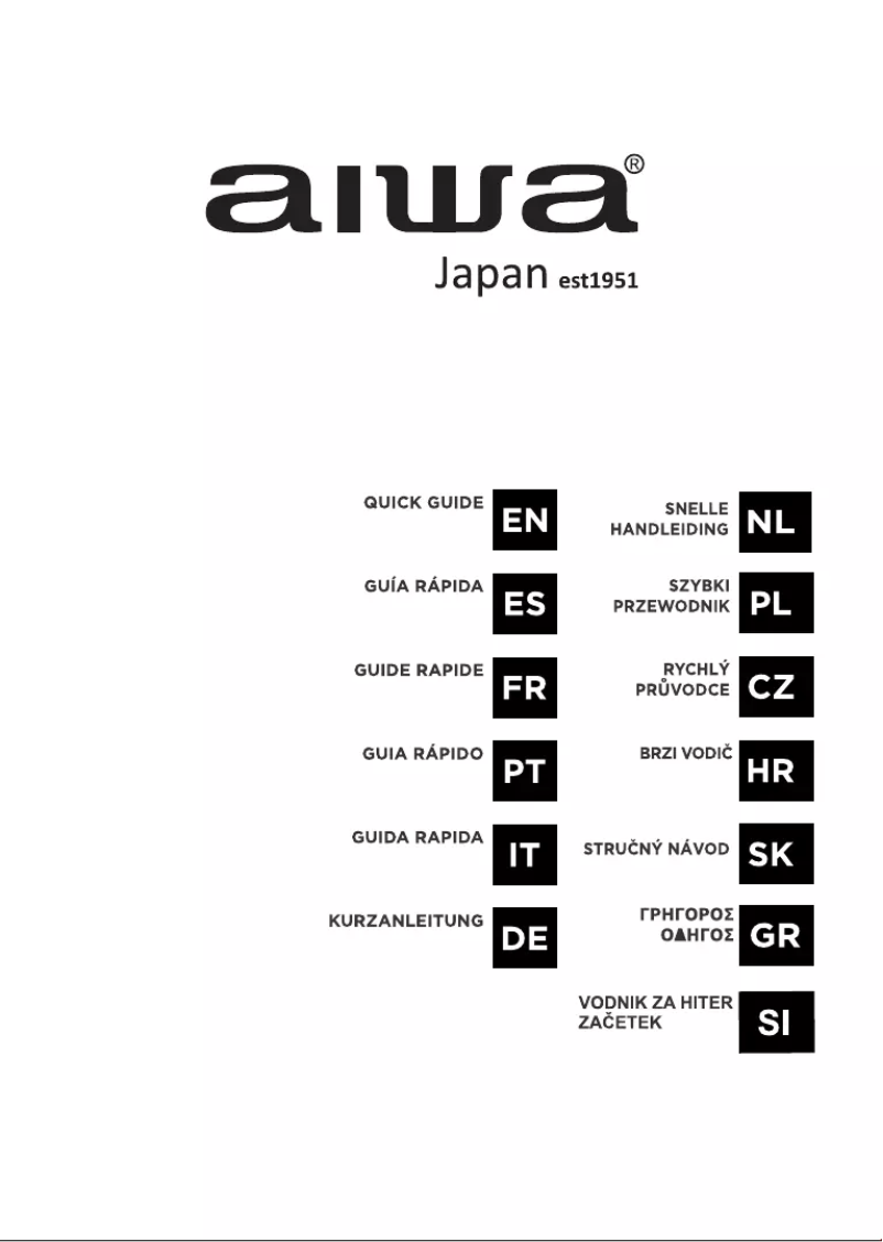 Page n°1 - Manuel utilisateur Aiwa 24HD4593-12