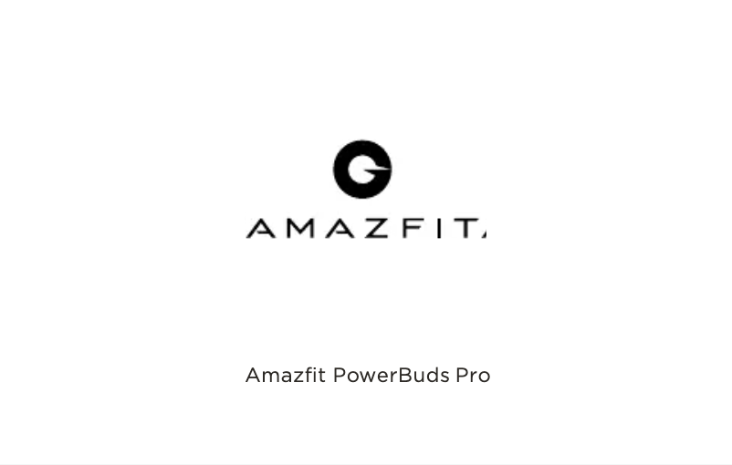 Page 1 de la notice Manuel utilisateur Amazfit PowerBuds Pro