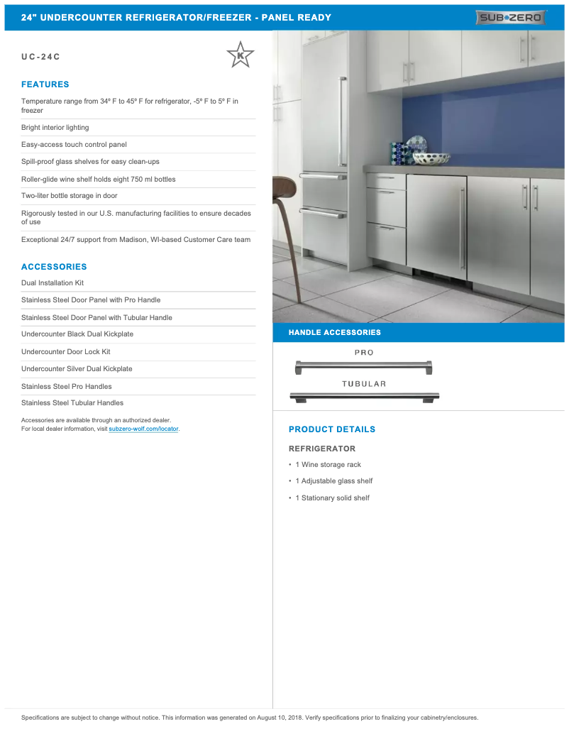Image de la première page du manuel de l'appareil UC-24C-RH