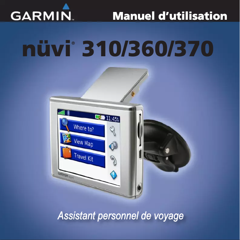 Page n°1 - Manuel utilisateur Garmin nüvi 360