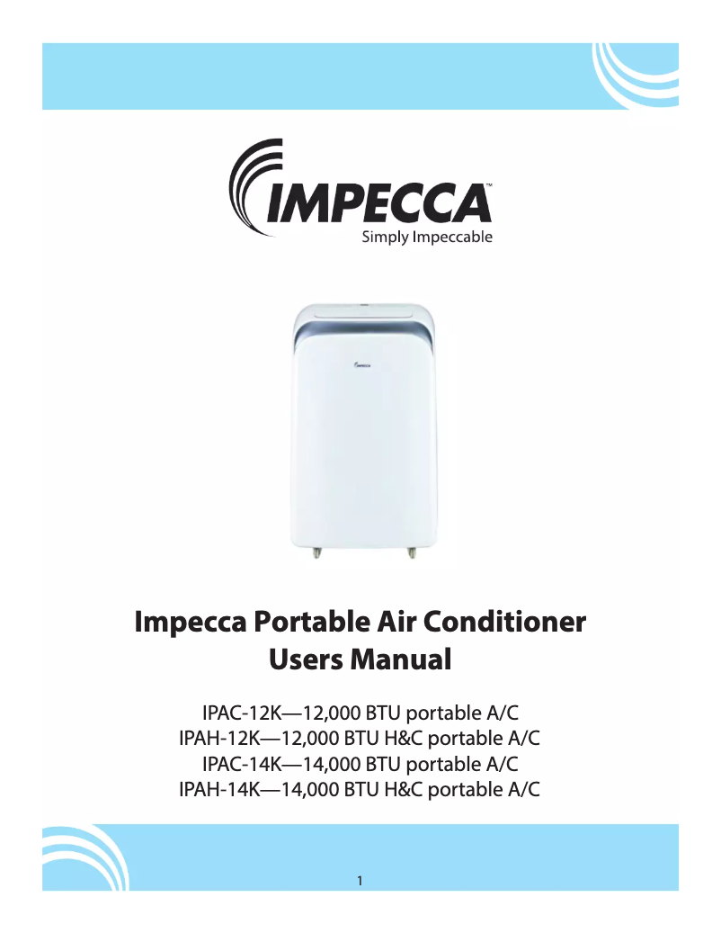 Image de la première page du manuel de l'appareil IPAC-12KS