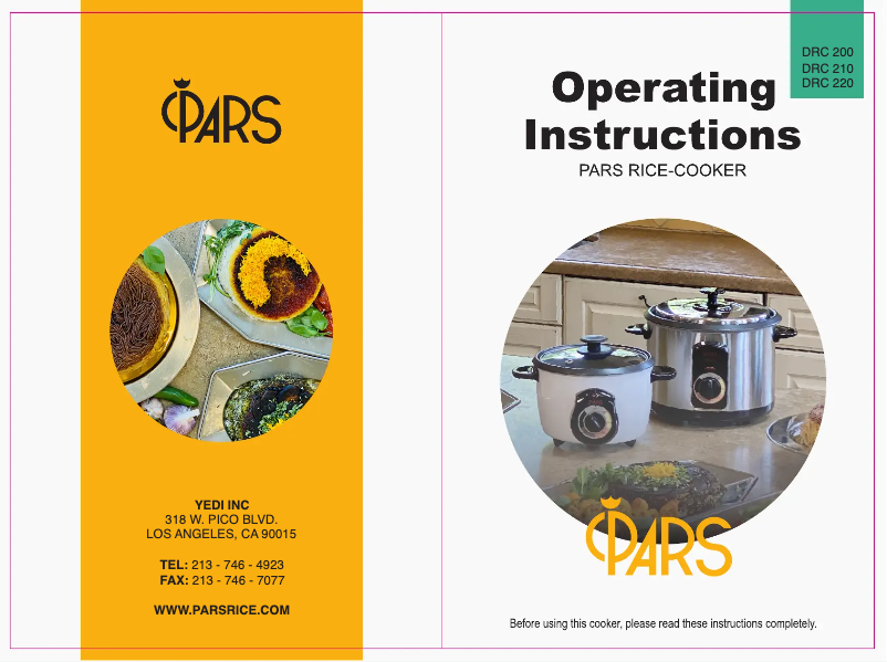 Página 1 del manual Manual de usuario Pars DRC 210