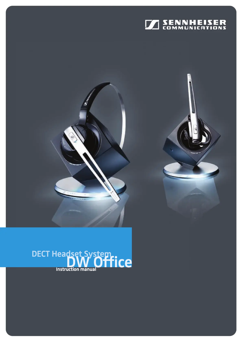 Page n°1 - Manuel utilisateur Sennheiser DW