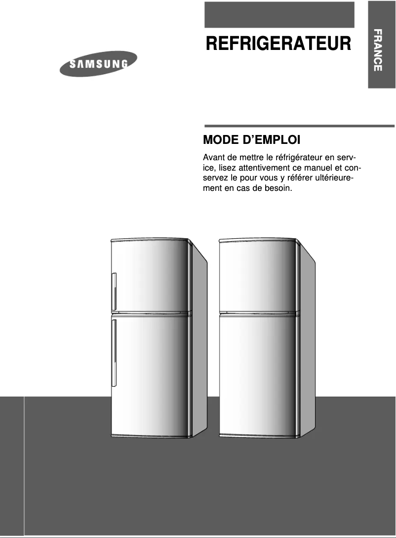 Página 1 del manual Manual de usuario Samsung RT30MBSS