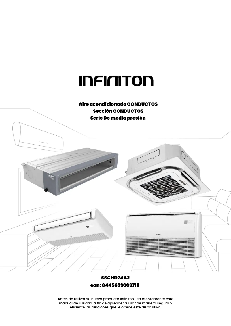 Page n°1 - Manuel utilisateur Infiniton SSCHD24A2