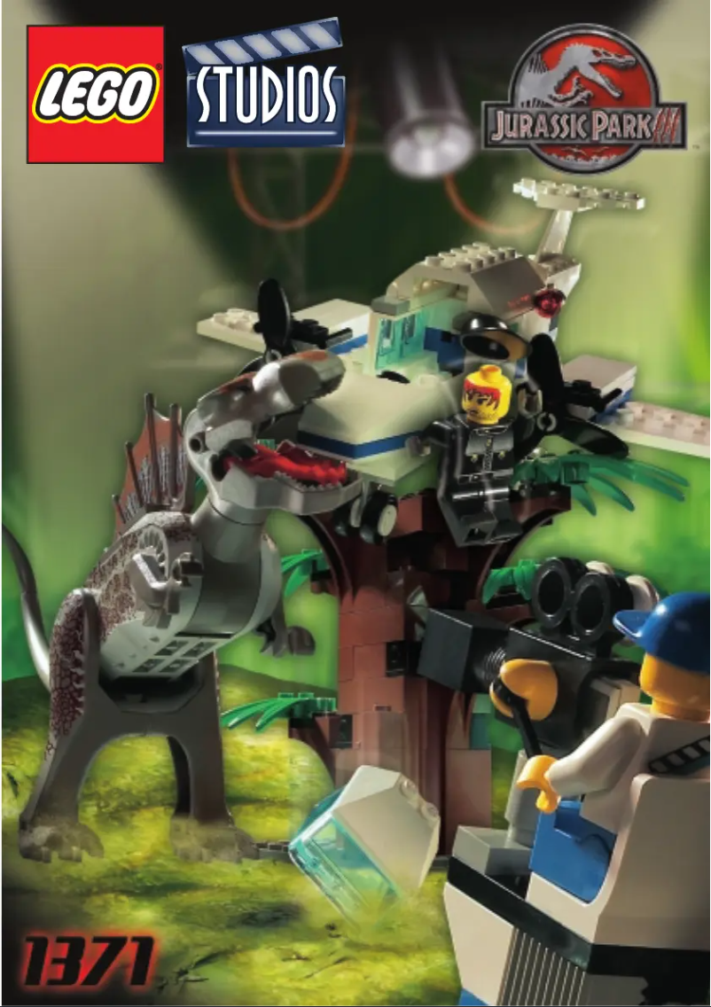 Page 1 de la notice Manuel utilisateur Lego Spinosaurus Attack Studio 1371