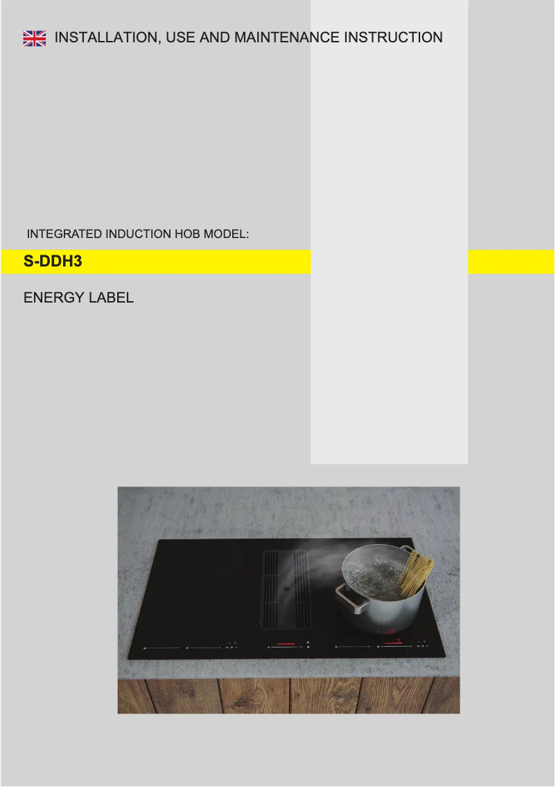 Image de la première page du manuel de l'appareil S-DDH3