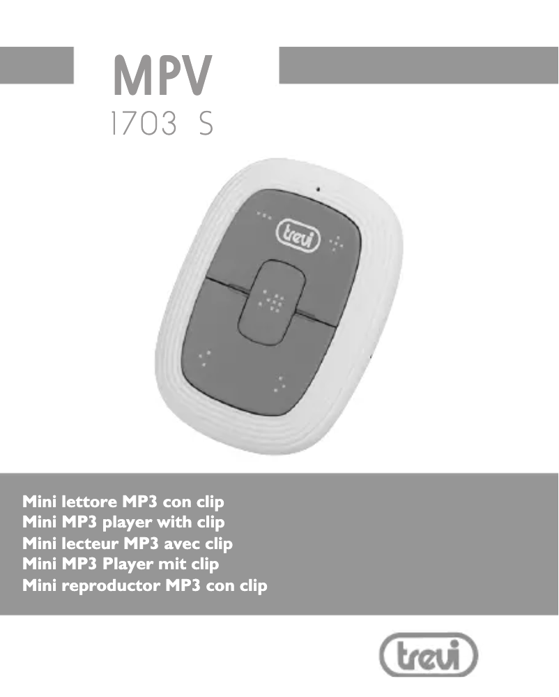 Page n°1 - Manuel utilisateur Trevi MPV 1703 S