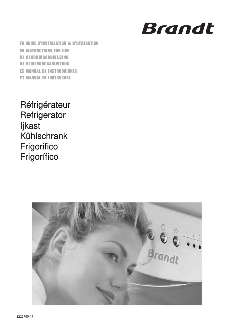 Image de la première page du manuel de l'appareil SA2352E