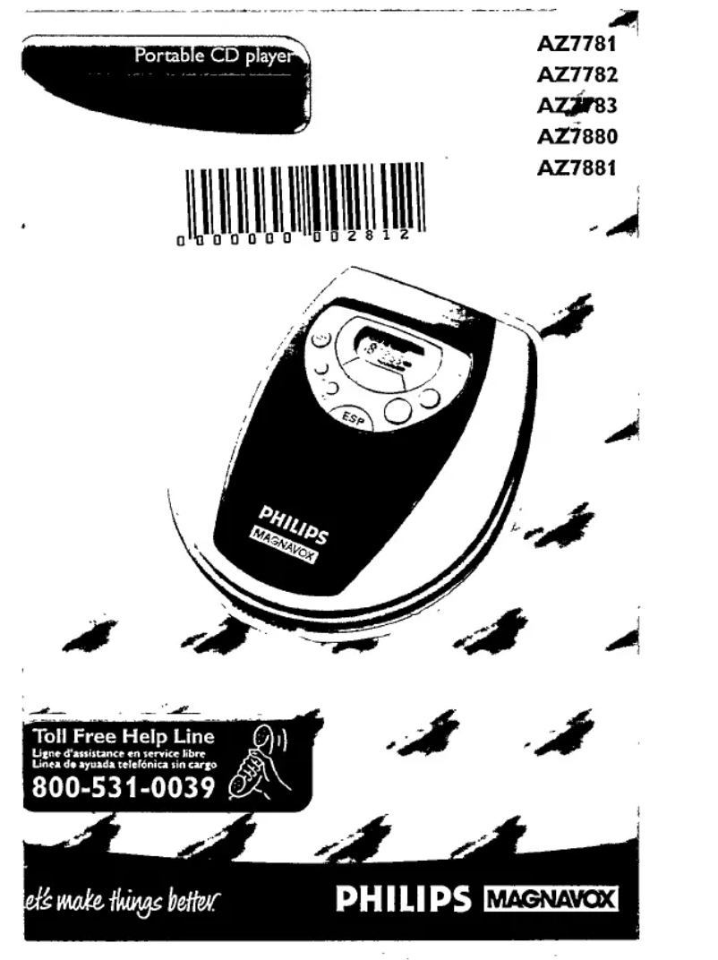 Image de la première page du manuel de l'appareil AZ7783