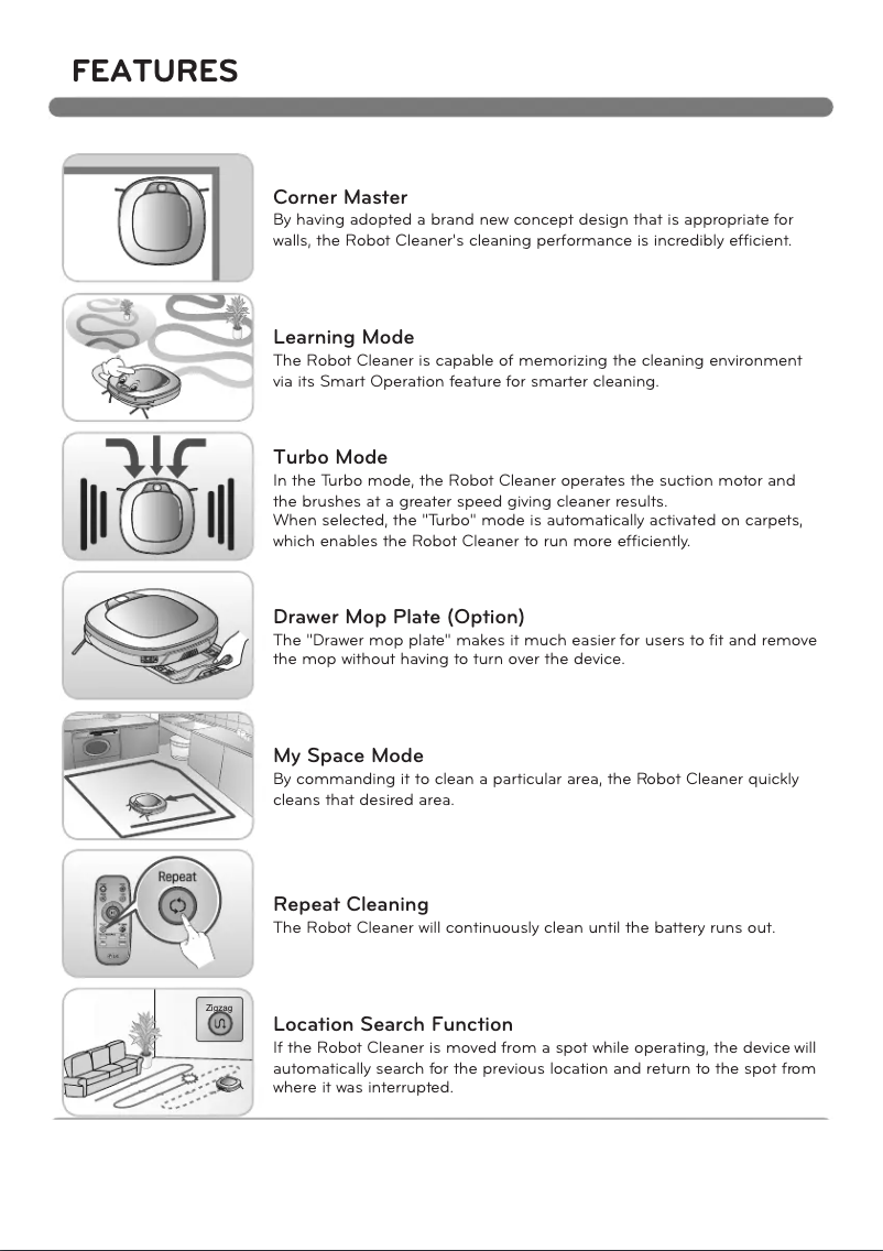 Página 1 del manual Manual de usuario LG VR8604